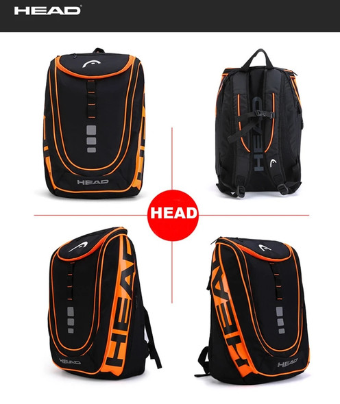 HEAD Tennis Backpack Outdoor Sport Bag Tennis Racket Bag Raqueta Tenis Backpack Original Tennis Backpack With Shoe Bag