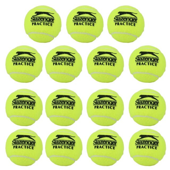 Slazenger Wimbledon Practice Tennis Balls Wool Felt ITF Professtional Pressureless Tennis Competition Tennis Basll 15Pcs