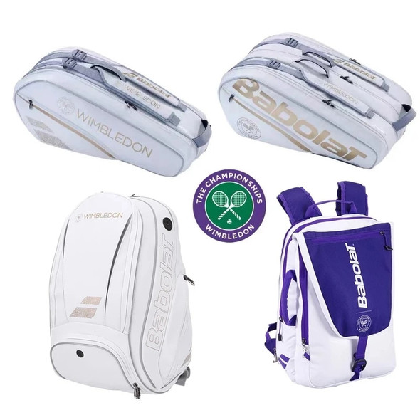 high quality Babolat 2019 Tennis Bag Wimbledon Limited Edition Sport Backpack For 6 Rackets