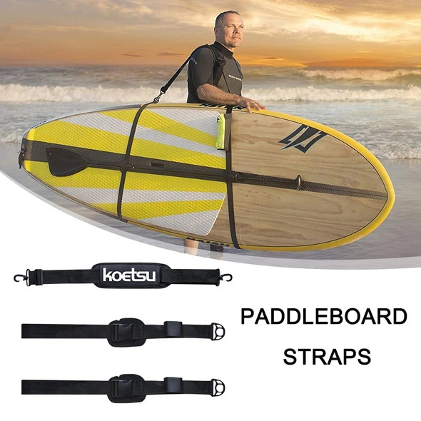 Adjustable SUP Paddle Board Shoulder with Kayak Strap Accessories Surfboard Carrying Strap Surfboard Shoulder Carry Sling