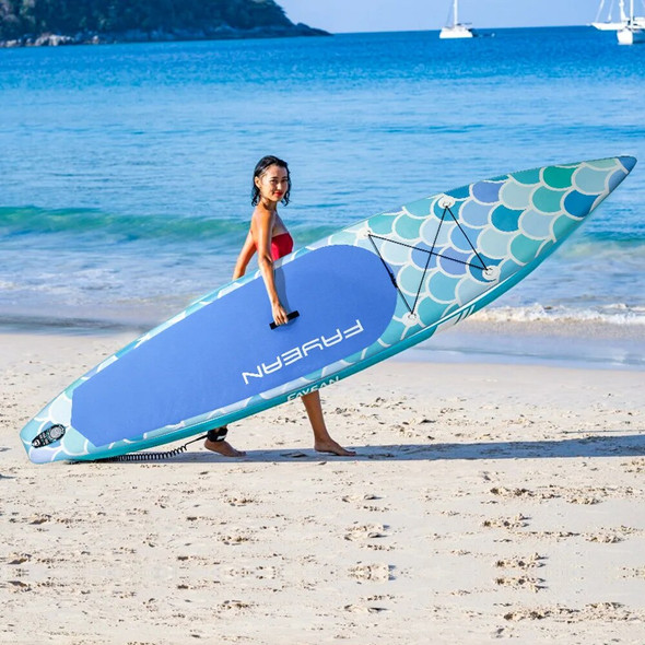 Inflatable Surfboard for Adult, Paddle Board, Water Ski Kickboard, Can Be Customized, Stand up Racing, SUP