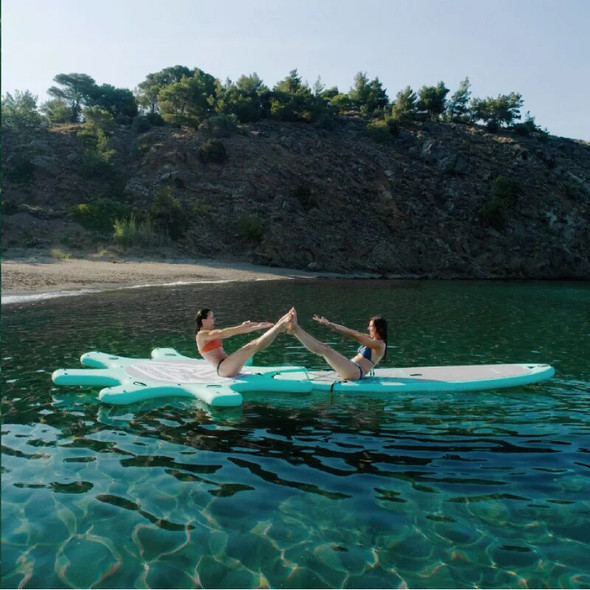 AQUA MARINA Yoga-Dock Sup Surf Board Paddle Board Stand Up Paddle Board SUP Paddleboard Inflatable Surfboard Bodyboard 290cm