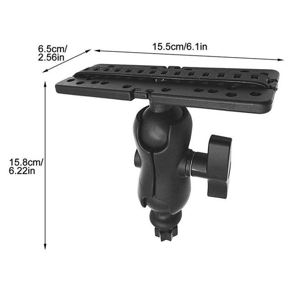Marine Boat Fishfinder Bracket Electronic Fish Finder Mount 360 Degree Depth Sounder Base Mount For Kayak Accessories