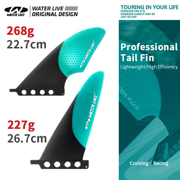 WATERLIVE Surfboard Professional Accessories Carbon Fibre Sup Tail Rudder Competition/Cruise 2 Styles Paddle Board Tail Fin New