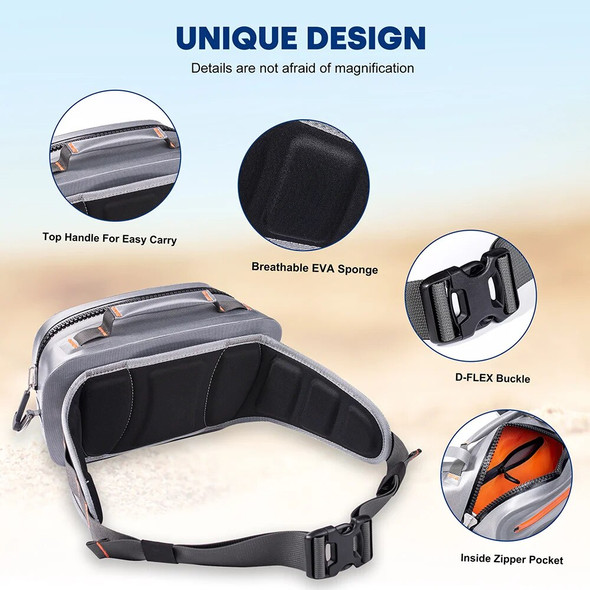 Free Shipping Waterproof TPU 3D Fishing Wasit Bag Surfing Kayaking Swimming Bag Hanging And Plugging Fishing Accessories Bottles