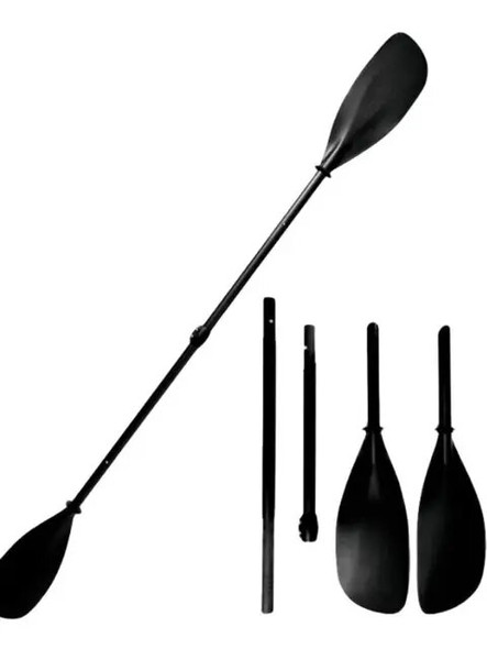 4 Section Light 100% Carbon Fiber Kayak Paddle Double Head Blade Inflatable Stand-Up Paddle Surf Kayak Accessories