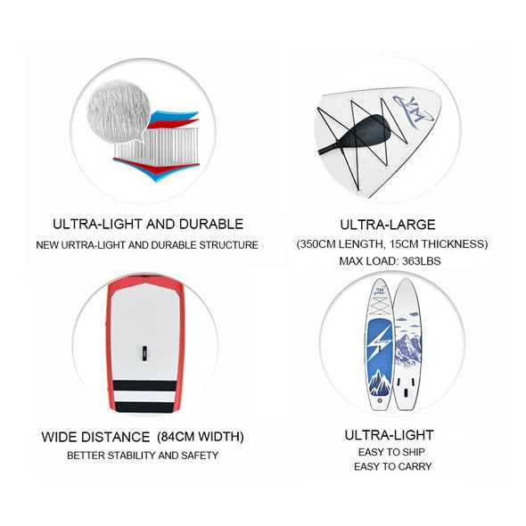 YAMAR MARINE Sea Surfing Surfboard 3.5m Inflatable Sup Paddle Boards SUP Package Professional Paddling Board Surfing Accessories YAMAR MARINE Sea Surfing Surfboard 3.5m Inflatable Sup Paddle Boards SUP Package Professional Paddling Board Surfing Accessories