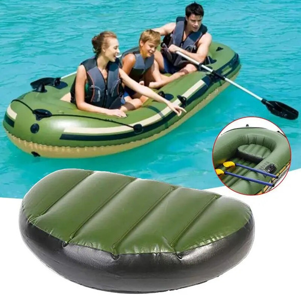 Kayak Inflatable Seat PVC Waterproof Outdoor Fishing Boat Air Cushion Mat Portable Pad Kayaking Sailing Pillow Canoe