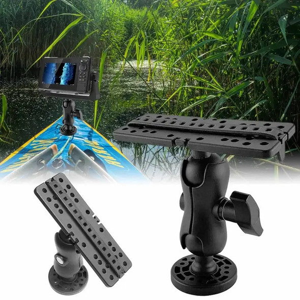 Swivel Fish Finder Mount Base 360 Degree Swivel Fish Finder Mount Base GPS Navigation Fish Finder Bracket For Marine Boat Kayak