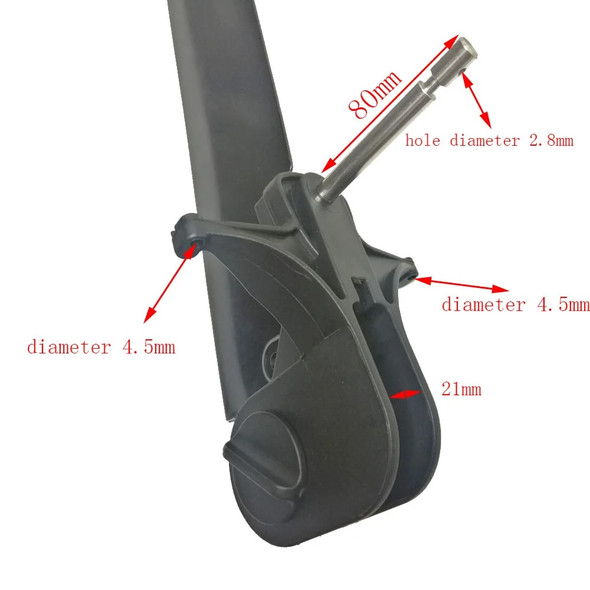 Nylon Canoe Kayak Rudder Blade Boat Tail Foot Direction Control Kits Steering System Part Kayak Accessories