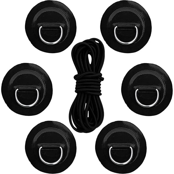 Inflatable Boat Repair Kit D Ring Pad Eye Stretch Rope Stainless Steel Paddle Board Accessories Kayak Rings Pvc Bungee Patch Inflatable Boat Repair Kit D Ring Pad Eye Stretch Rope Stainless Steel Paddle Board Accessories Kayak Rings Pvc Bungee Patch