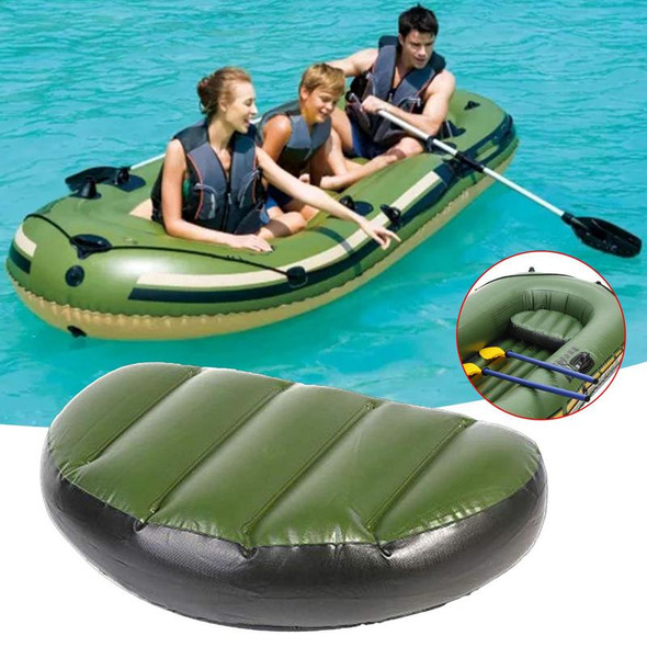 PVC Kayak Boat Inflatable Seat Cushion Drifting Canoe Seat Universal Inflatable Boats Cushion Outdoor Kayak Seat Accessories