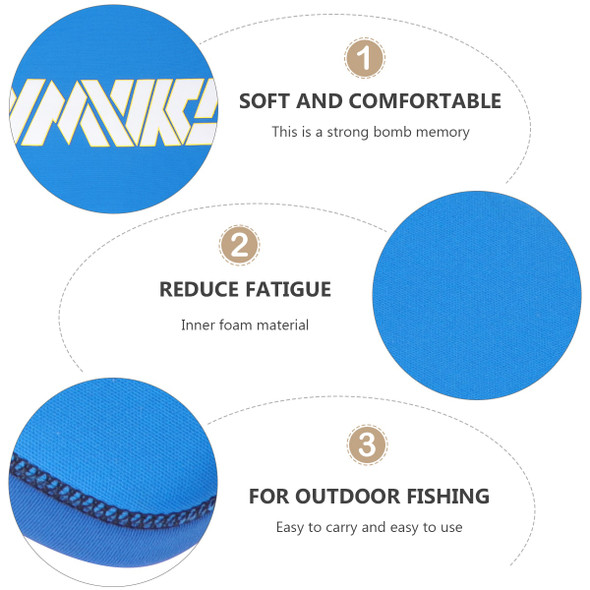 2pcs Seat Cushion Canoe Fishing Boat Seat Cushion Pad (Random Color)