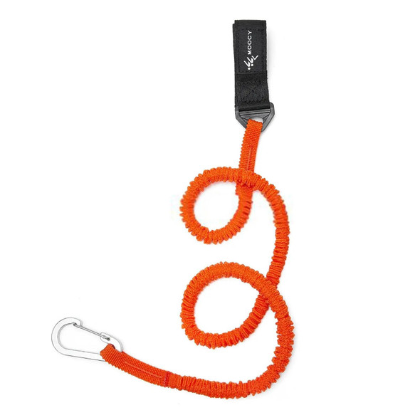 1PC Elastic Kayak Paddle Leash Adjustable With Safety Hook Fishing Rod Pole Coiled Lanyard Safety Cord Tie Rope Boat Accessories