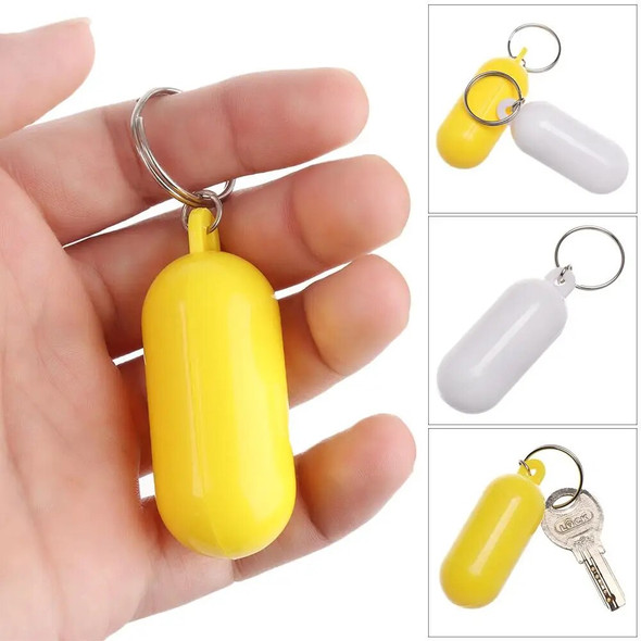 1/2pcs Kayak Floating Keyring Fender Buoyant Key Ring Marine Sailing Boat Float Canal Keychain Water Sports Accessories Keys