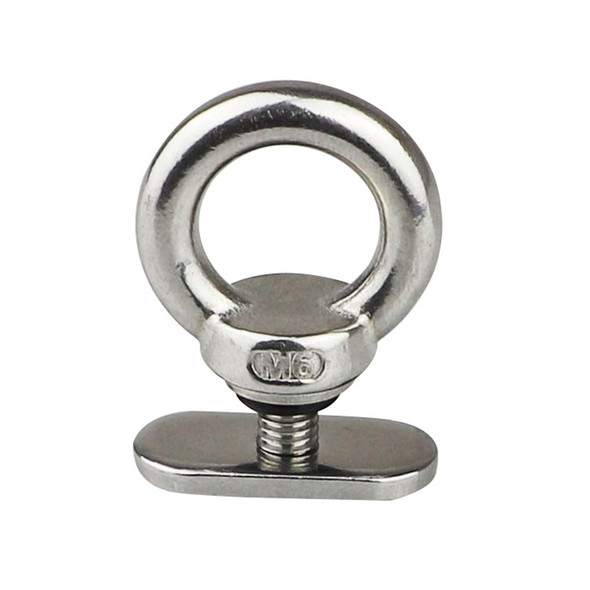 4pcs M6 Lifting Eye Nut Awning Rail Stoppers Kayak Track Mount Tie Down Eyelet For Boat RV Caravan Camper Kayak Accessories