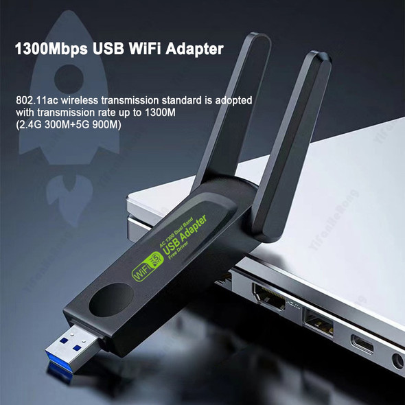 1300Mbps WiFi USB 3.0 Adapter