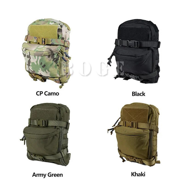 Outdoor Tactical Water Bag 500D Lightweight Waterproof Backpack Chest Hanging Molle System Edc Bag Action Vest Hunting Pouch