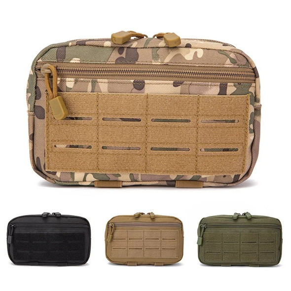 MOLLE Pouch Multi-Purpose Compact Tactical Waist Bags EDC Utility Pouch Outdoor Dump Drop Pouch Medical Bags Phone Pouches