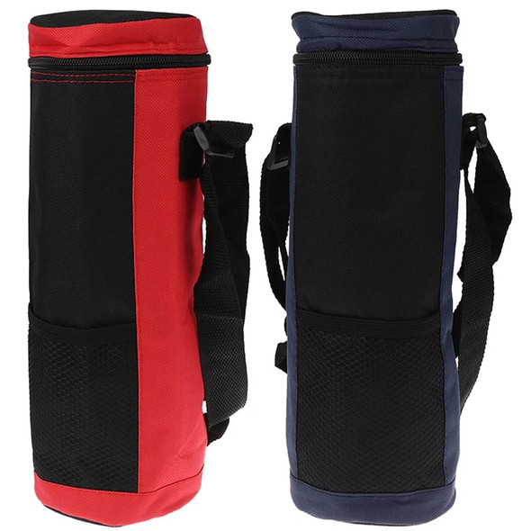 1x Water Bottle Cooler Tote Bag Universal Water Bottle Pouch High Capacity Insulated Cooler Bag Outdoor Traveling Camping Hiking