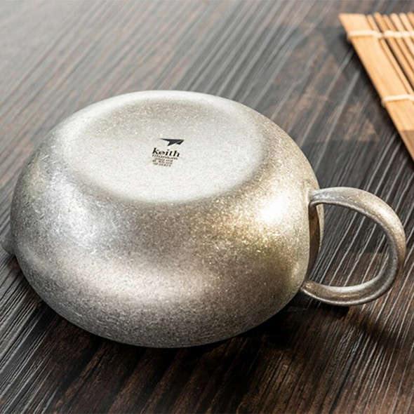 Keith Camping Tableware Tea Maker Titanium Water Tea Kettle Coffee Cooker 250ml Outdoor Camping Teapot Tea kettle Ti3921