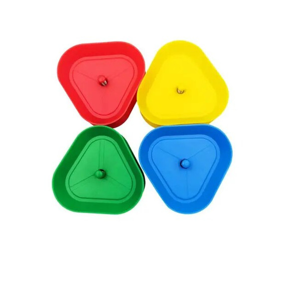 4pcs/set Triangle Shaped Hands-Free Playing Card Holder Board Game Poker Seat
