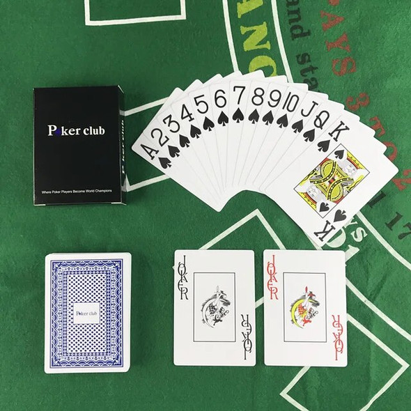 100%PVC New Standard Waterproof Plastic Adult Playing Cards Poker Game Board Games 63*88mm Poker Cards