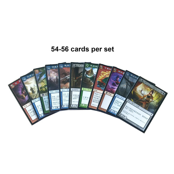 Top Quality HOLO Magic PROXY Cards Black Core Trading Cards Game Standard Size MTG Playing Cards Board Games Poker Custom