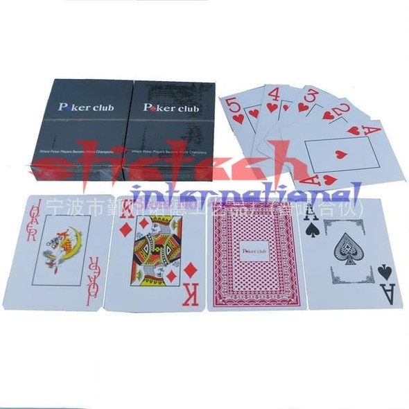 by dhl or ems 200sets Poker Plastic Playing Cards Poker Set Funny Board Game Baralho Toy For Adult Party Game Random Color