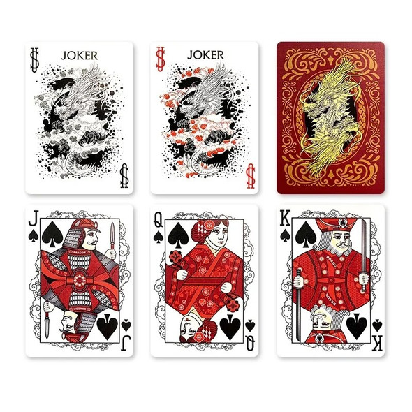 Bicycle Dragon Red Playing Cards Deck Card Games Magic Tricks