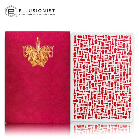 Ellusionist Red Knight Playing Cards Deck Magic Card Games Magic Tricks Props for Magician