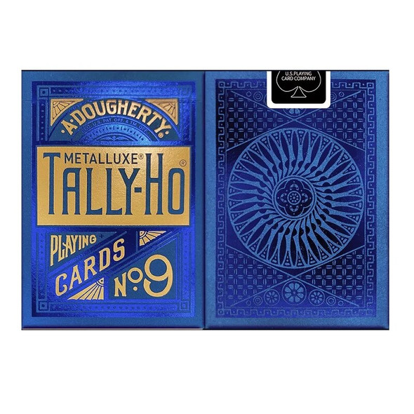 Tally-Ho Metalluxe Playing Cards Circel Back Deck Poker Size Card Games Magic Tricks Props