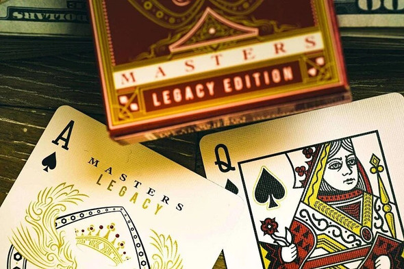 Red Bicycle Masters Legacy Edition Playing Cards Deck Poker Size Magic Card Games Magic Tricks Props for Magician