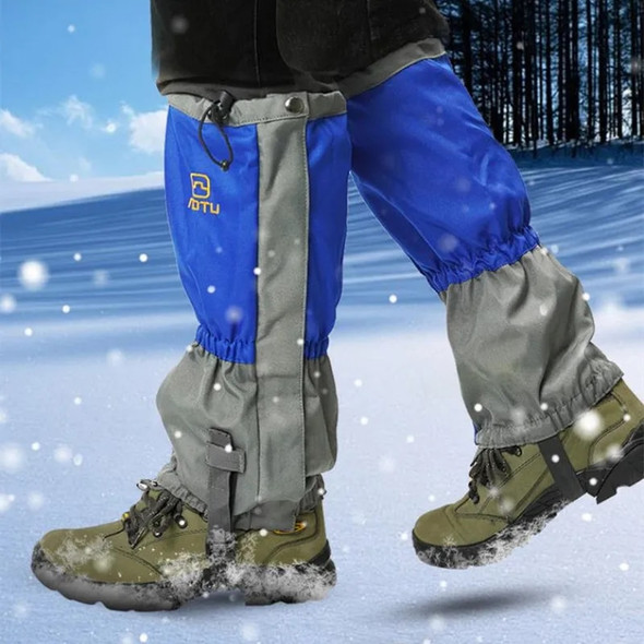 1 Pair Outdoor Snow Kneepad Skiing Gaiters Hiking Climbing Leg Protection Sports Safety Waterproof Leg Warmer Skiing Accessories