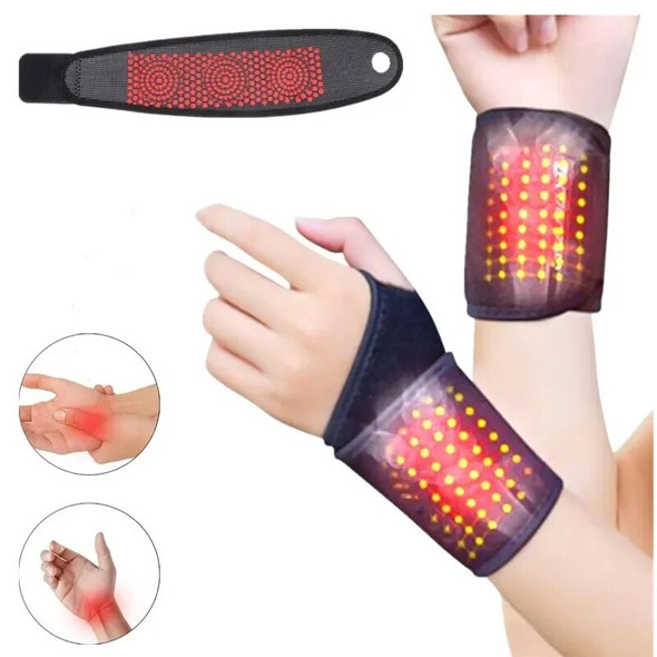Wrist Protector Medical Sports Wristband Therapy Support Hand Bandage Magnetic Wrist Band Protection Warmer Self-heating Safety