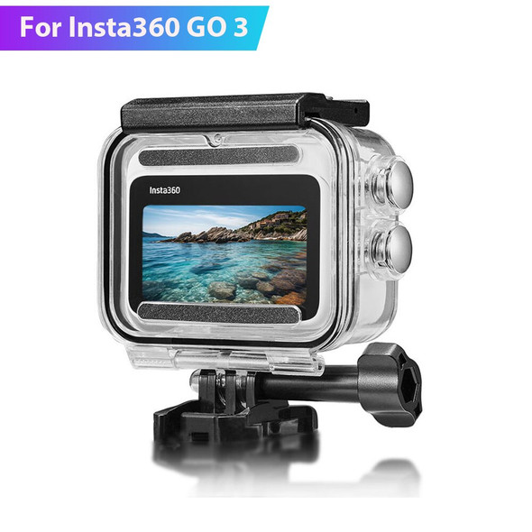 60M Waterproof Case For lnsta360 GO 3 Diving Surfing Case Cover