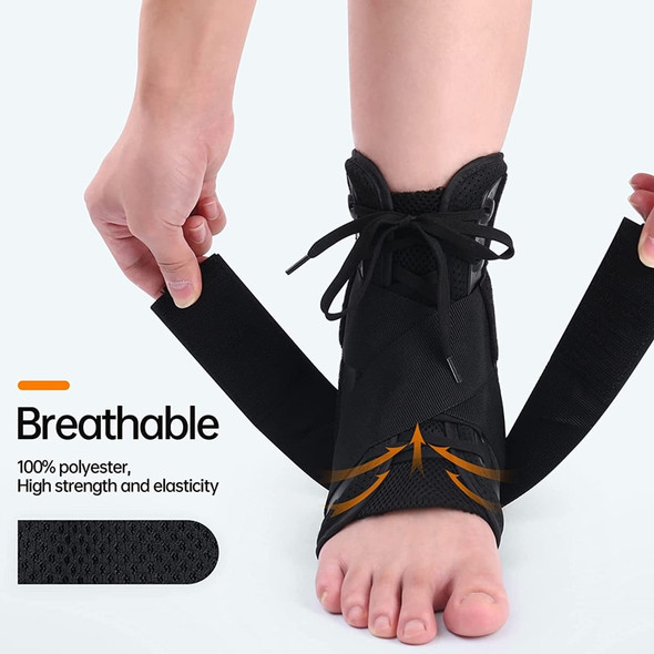 1Pcs Ankle Support Brace Adjustable Ankle Wrap Protector Women Men Lace Up Foot Stabilizer for Running Basketball Sports Safety 1Pcs Ankle Support Brace Adjustable Ankle Wrap Protector Women Men Lace Up Foot Stabilizer for Running Basketball Sports Safety