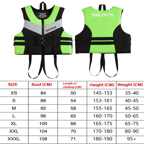 Water Sports Fishing Water Ski Vest Kayaking Boating Swimming Drifting Safety Vest Adults Life Jacket Neoprene Safety Life Vest