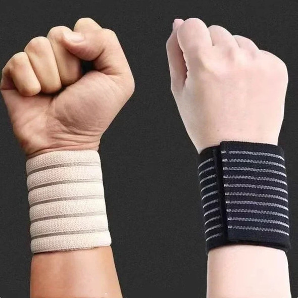 1pc Elastic Bandage Wristband Self-adhesive Adjustable Hand Sport Wrist Support Breathable Gym Fitness Wrist Brace Sports Safety