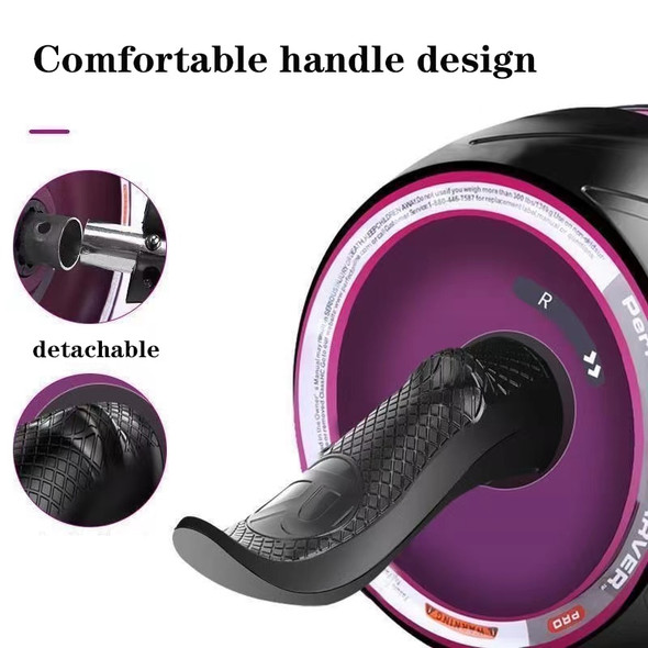 Silent Abdominal Muscle Trainer Ab Roller Abdominal Wheel Home Training Gym Fitness Equipment Roller Automatically Rebounds