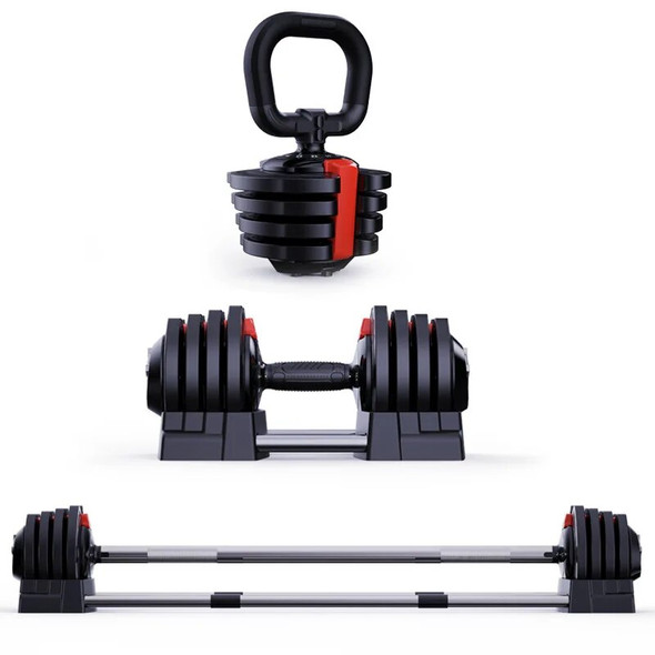MIYAUP Manufacturer's Private Model New Product Three In One Multifunctional Adjustable Dumbbell