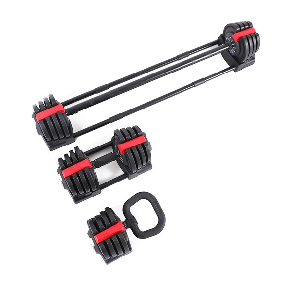 MIYAUP Manufacturer's Private Model New Product Three In One Multifunctional Adjustable Dumbbell