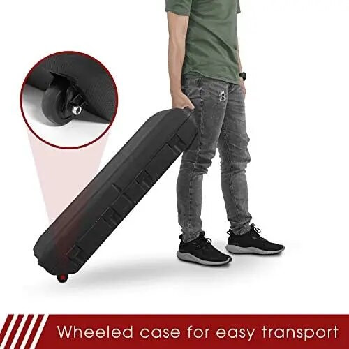 Set 110lbs Chrome and Paint Coated with Carry Case \u2013 Versatile Chrome Dumbbell Set with Barbell, Connector, 20 Weight Plate