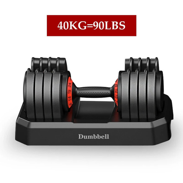 Gym Commercial Men's Smart Quick Adjustable Weight Dumbbell Household Portable Fitness Equipment