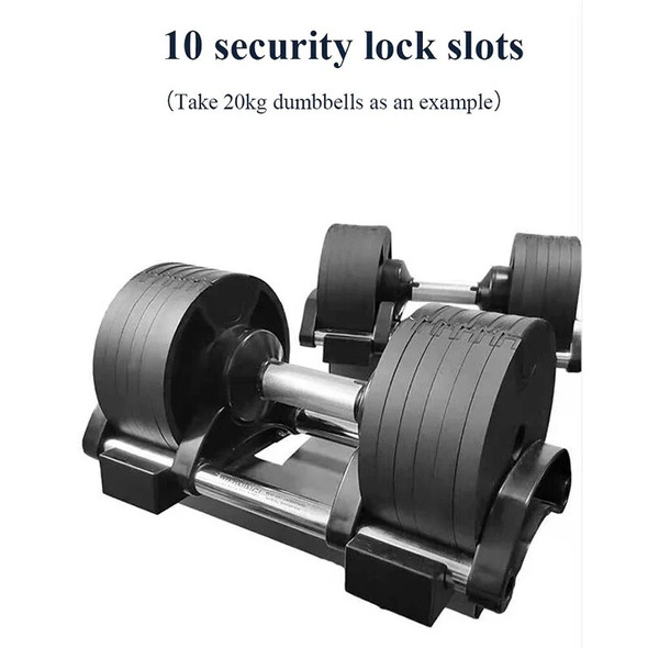 Professional Men's Fitness Equipment Household Dumbbells With Brackets Intelligent Weight Adjustment Safety Lock Dumbbell Set Professional Men's Fitness Equipment Household Dumbbells With Brackets Intelligent Weight Adjustment Safety Lock Dumbbell Set