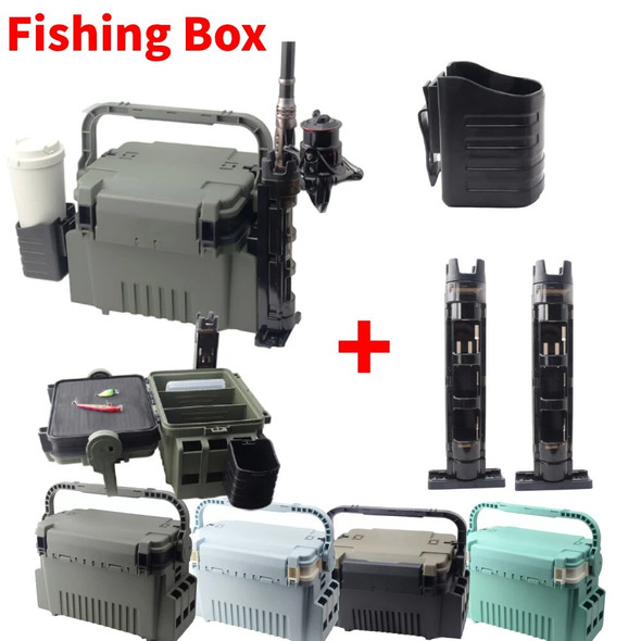 Fishing Box Fishing Carp Fishing Accessories Tackle Tool Box Large Capacity Fishing Gear Boxes Multi-layer Fishing Lure Box