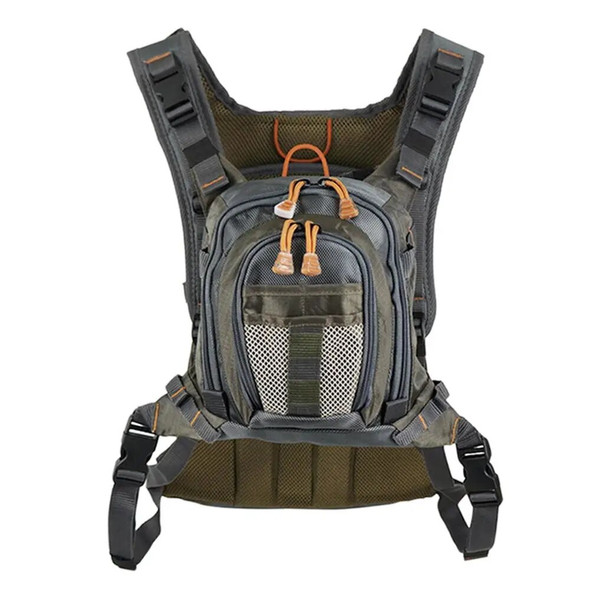 F Aventik Fly Fishing Compact Backpack Chest Pack One Size For All Outdoor Sports Fishing Bag With Vest Pack Tool Combo