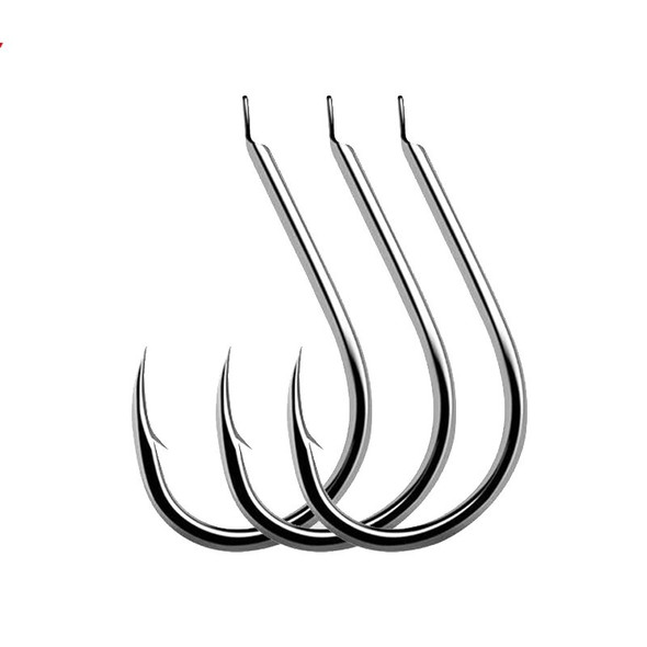 100pcs/Lot Fishing Hooks Fishhooks Fishing Accessories Supplies Lures Carp Fishing Tackle Barbed 7 Sizes lure Tool