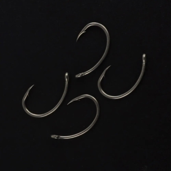 15pcs PTFE Coated High Carbon Stainless Steel Barbed Fish Hook With Eye X503 Fishing Accessories