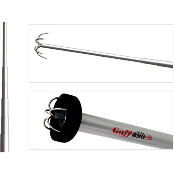 Telescopic Squid Fishing Gaff Carbon Octopus Gaffs Terminal Tackles Fish Rods Tool Accessories Cuttlefish Landing Hooks 3m 3.9m